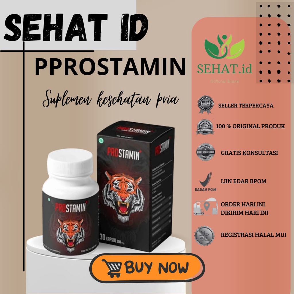 Prostamin Asli Original Suplemen Herbal Prostat Pria Prostamin Asli