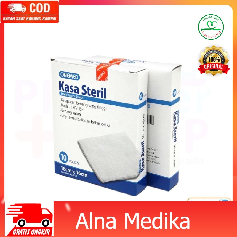 Cod Kasa steril, Kasa Steril Bayi, kasa steril untuk luka operasi, Kasa steril onemed, Kasa steril 1