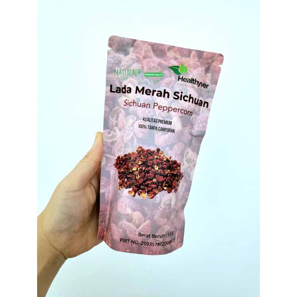 

Szechuan peppercorn 100gr / Sichuan pepper lada / Lada merah / Hua jiao/MALA Pot Bumbu masak spices oishiishop