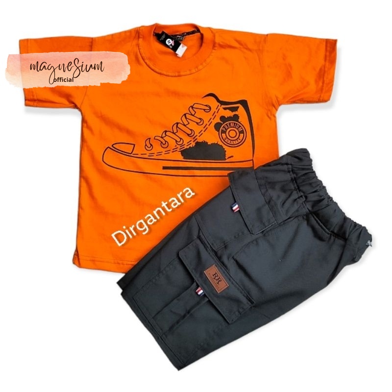 Baju Bayi Laki-Laki Setelan anak LAKI2 1-12 tahun Rip cargo kaos distro anak Bisa COD