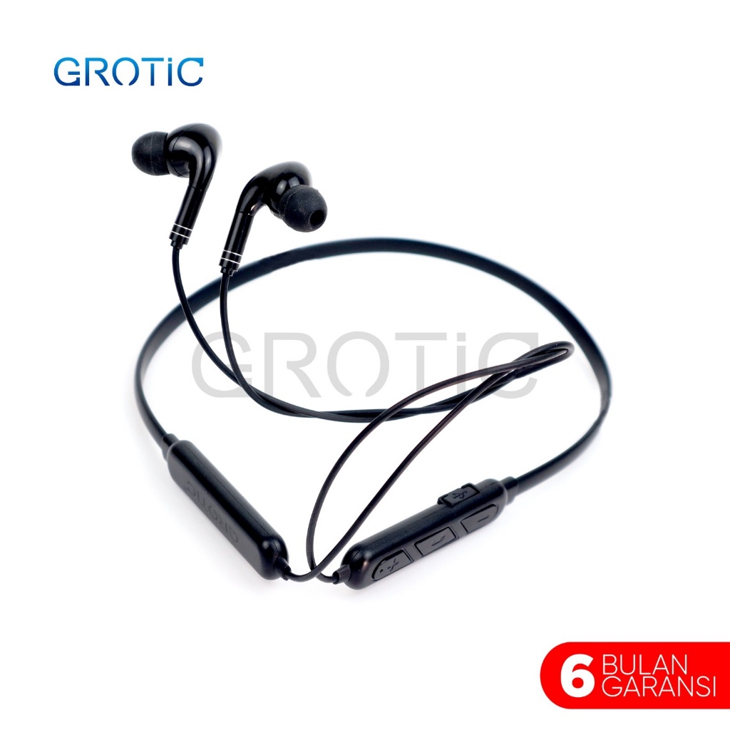 earphone GROTIC Headset Bluetooth Music Neckband Sport Earphone Gaming H3000