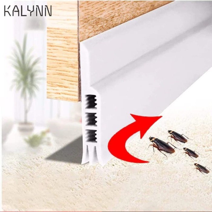 Penghalang Bawah Pintu Karet Penutup Celah Bawah Pintu Seal Penghalang Bawah Pintu Anti Serangga Ant