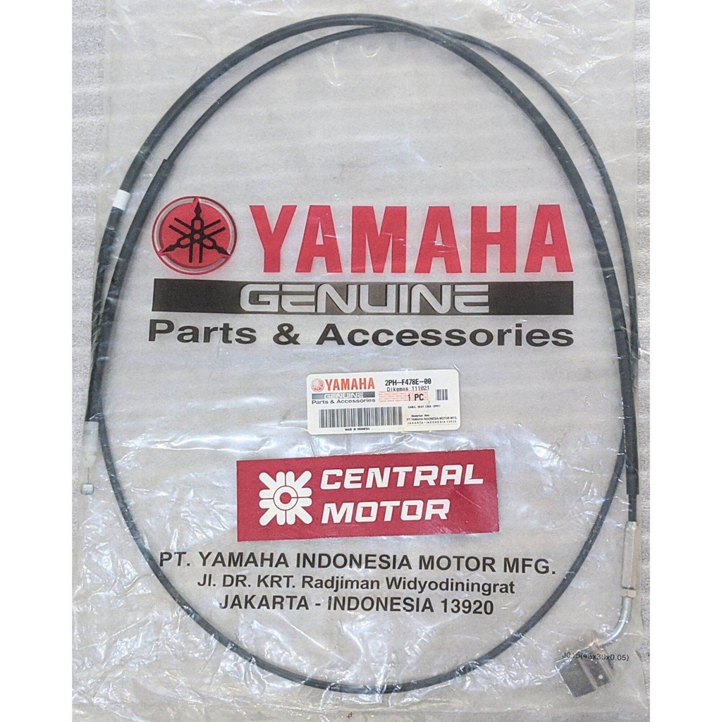 Kabel Jok Cable Seat Lock Mio M3 125 Z S Original Yamaha Genuine Parts 2PH-F478E-00