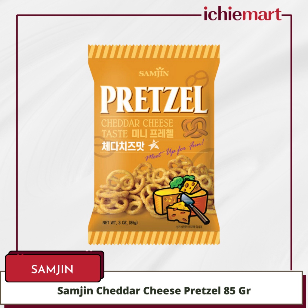 

Samjin Cheddar Cheese Pretzel 85 Gr