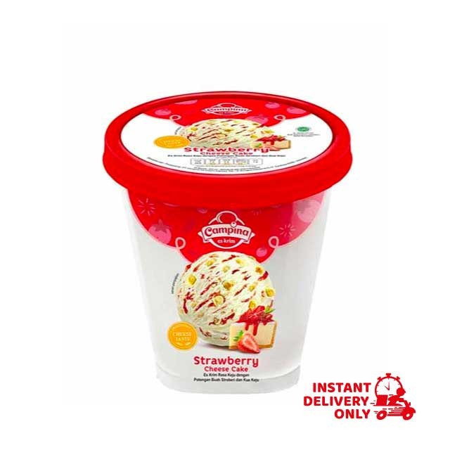 

CAMPINA STRAWBERRY CHEESE CAKE CUP 350ML