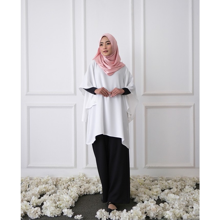 KEIZHA &amp; SOLEHA Allamanda Tunic Baju Atasan Wanita Blus Muslim