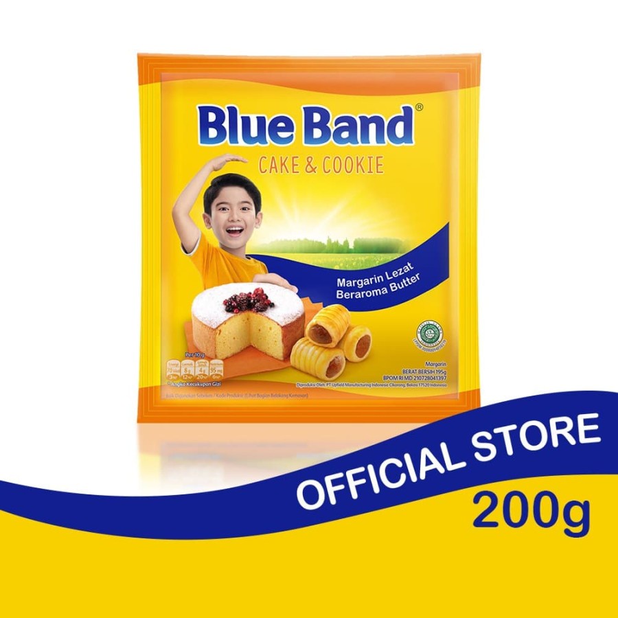 

Blue Band Cake and Cookies 200 gr Margarin untuk Kue - MENTEGA