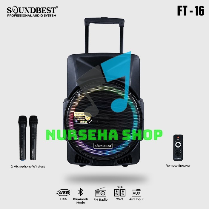 SPEAKER PORTABLE SOUNDBEST FT-16