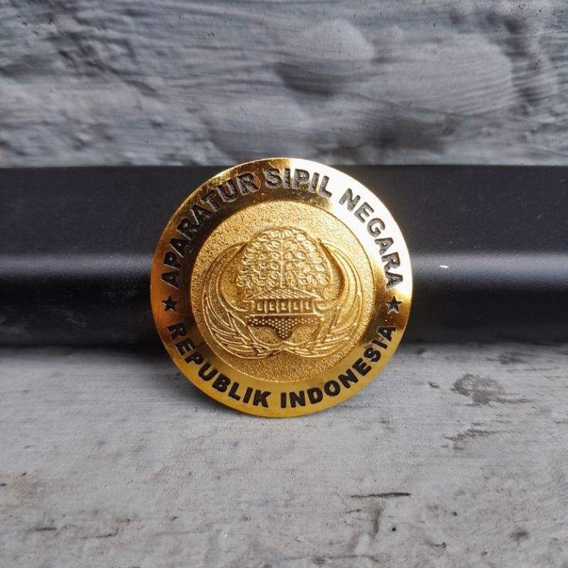 PIN ASN KORPRI LOGO TEMPEL MAGNET PIN LOGO KORPRI BULAT PIN ASN KORPRI SEPUH