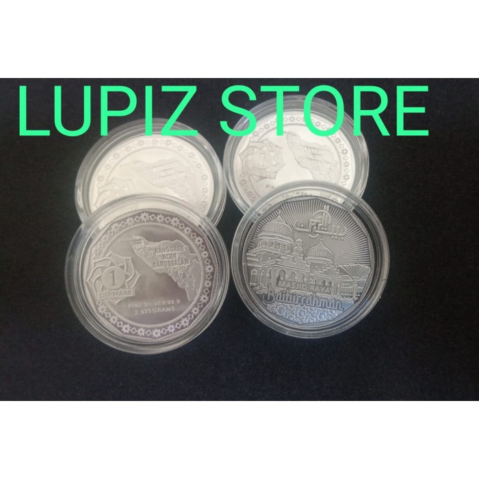 Koin Dirham Masjid Raya Baiturrahman Aceh | Dirham Perak Silver Coin