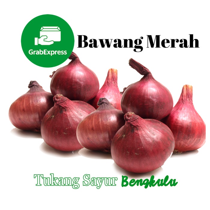 

Bawang merah 100gram Grab instan Tukang Sayur Bengkulu