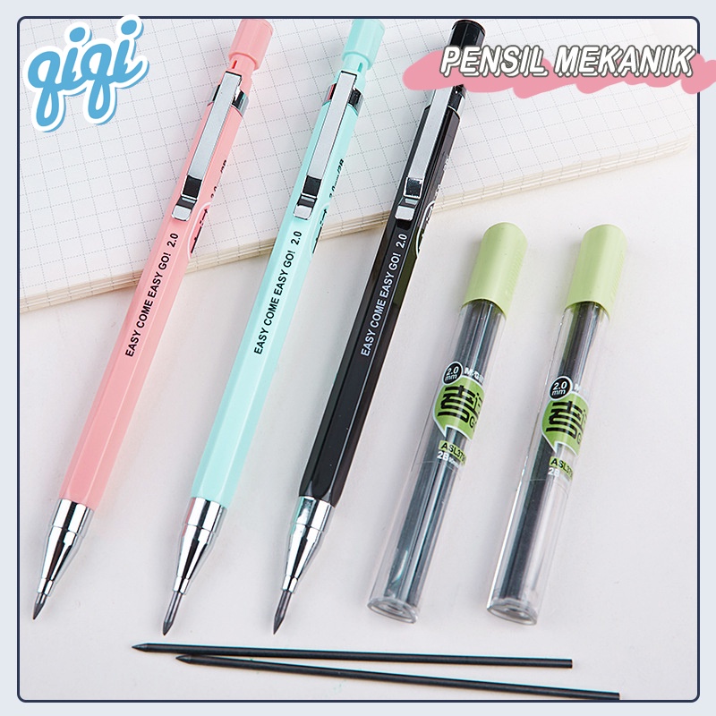 

Pensil Mekanik 2.0mm/ Pensil Mekanik Graphite Lead - Qiqi Treasure