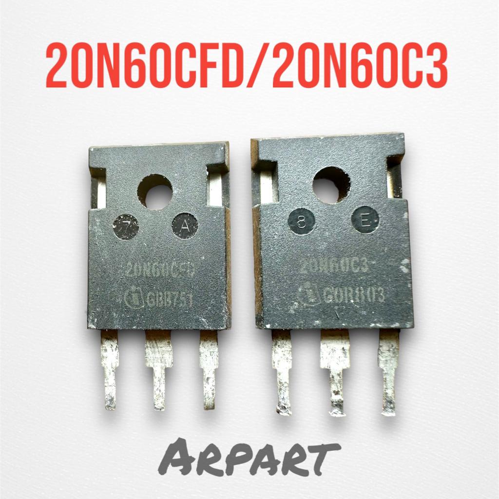mosfet 20n60c3 20n60cfd cabutan original