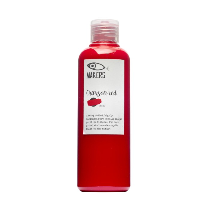 

[HK-0329] Crimson Red Acrylic Paint 250ml