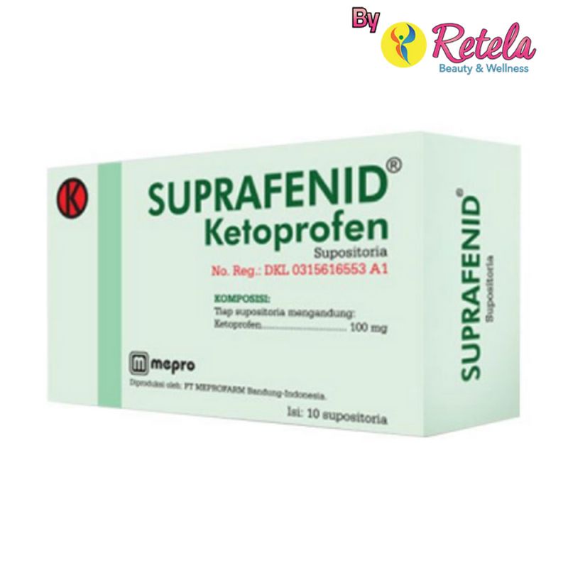SUPRAFENID 100MG 1 STRIP 5 SUPPO