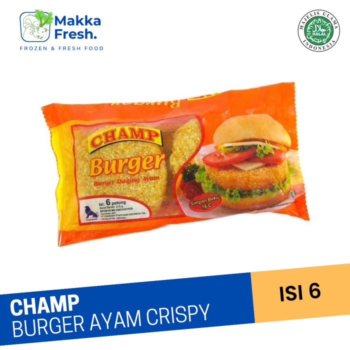 

champ burger ayam crispy