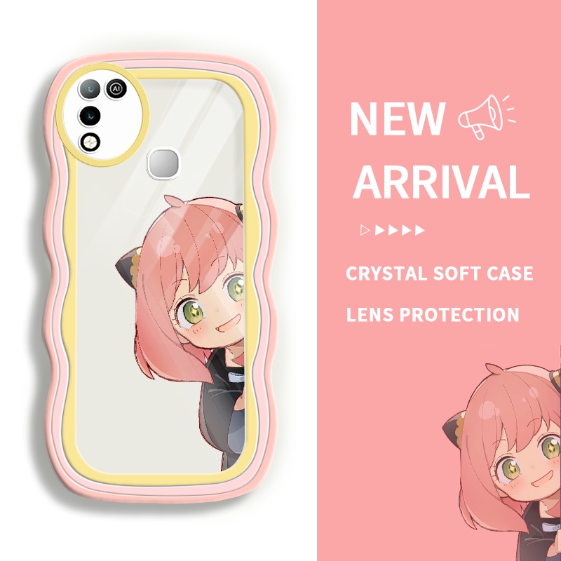 Casing hp for Infinix Hot 10 Play Hot 11 Play Hot 11 Hot 11s NFC Hot 12 Play Hot 12 Hot 12i Hot 10 Hot 11s  Gadis Anime Lucu Penyelidikan Ania Soft Silicon Lens Prtector Case