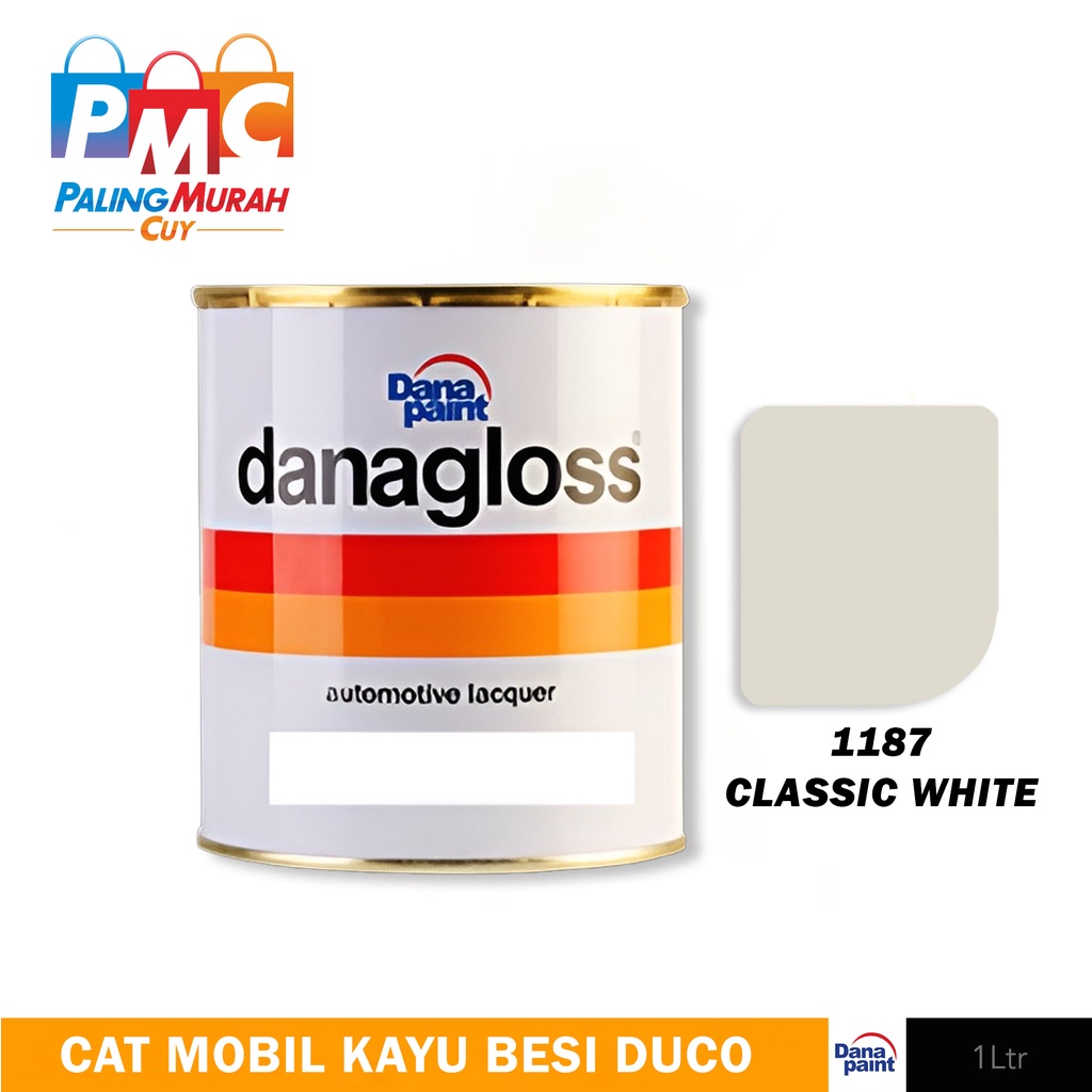 DANAGLOSS 1187 Classical White - Cat Mobil Kayu Besi Duco
