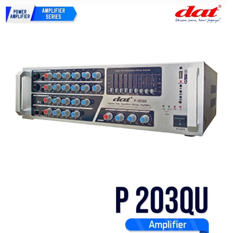 Professional Karaoke Amplifier Dat P203QU USB bluetooth original garansi resmi 1 tahun