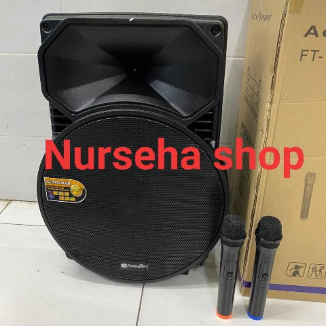 Speaker portabel meeting wireless soundbest 15 inch FT 15 bluetooth