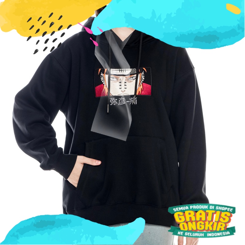 KAKOINA Hoodie Pain Naruto  Anime (Bordir) S - XXL/Blue