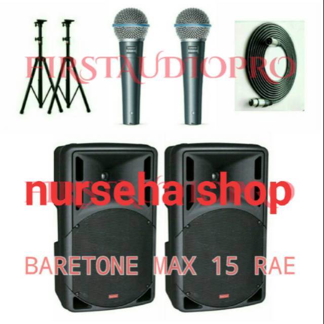 Speaker aktif baretone 15 inch max 15 rae