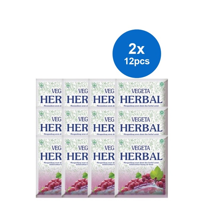 

Vegeta Herbal Sachet 5 gr x 12 (2 pack)