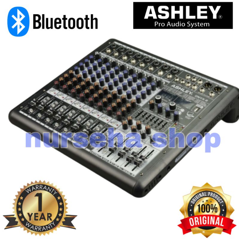 mixer audio 8 Channel Ashley onyx8 original garansi resmi effect reverb