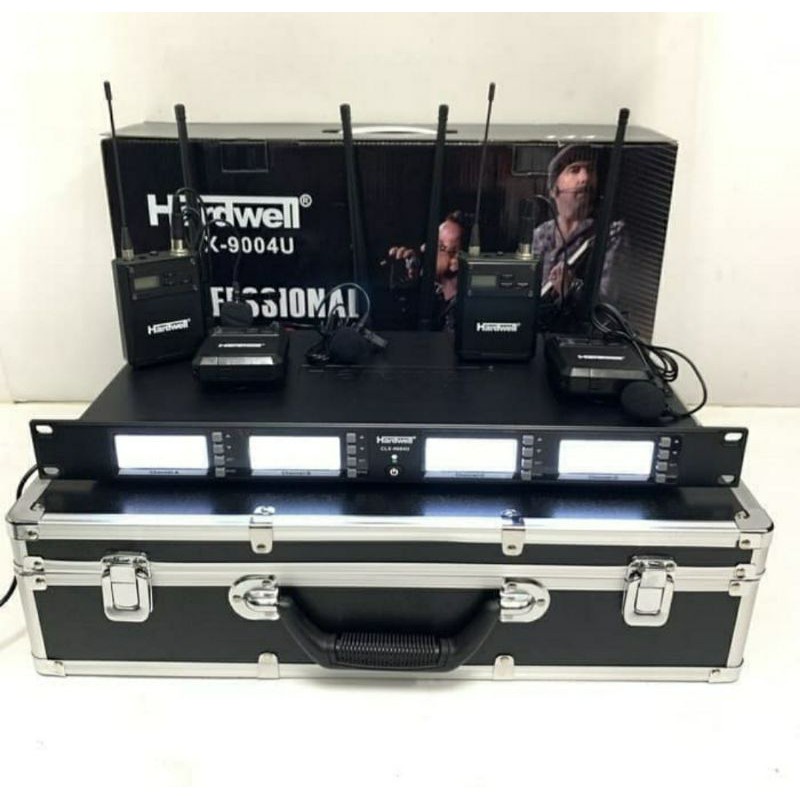 Mic Wireless HARDWELL CLX-9004 ORIGINAL Mic 4 Headset 4 Jepit
