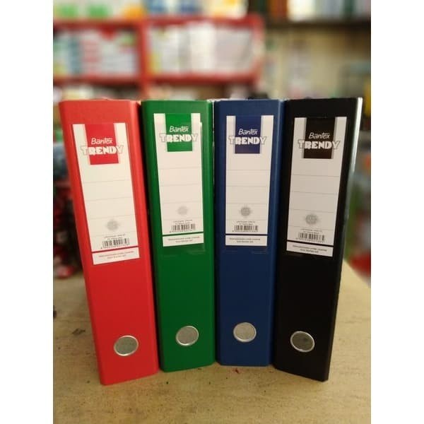 

Ordner Bantex Trendy Folio 1446 7cm dus ISI 12 pcs - Hitam