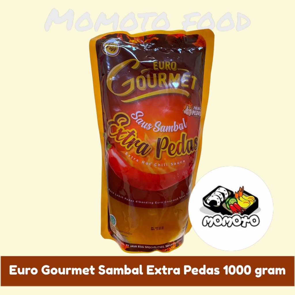 

Euro Gourmet Saus Sambal 1000 gram Saos Pedas 1kg