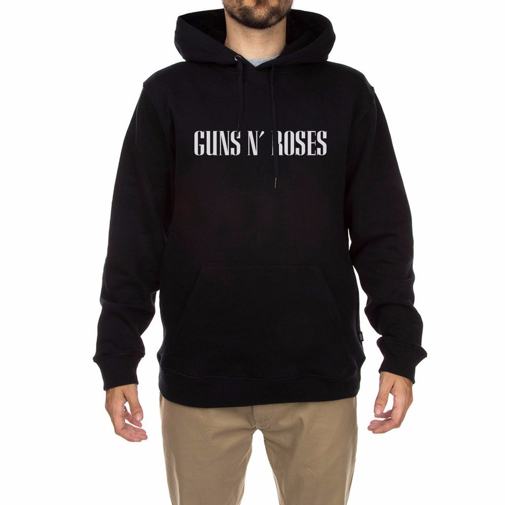 wana production Zipper Hoddie Sweater Guns N Roses