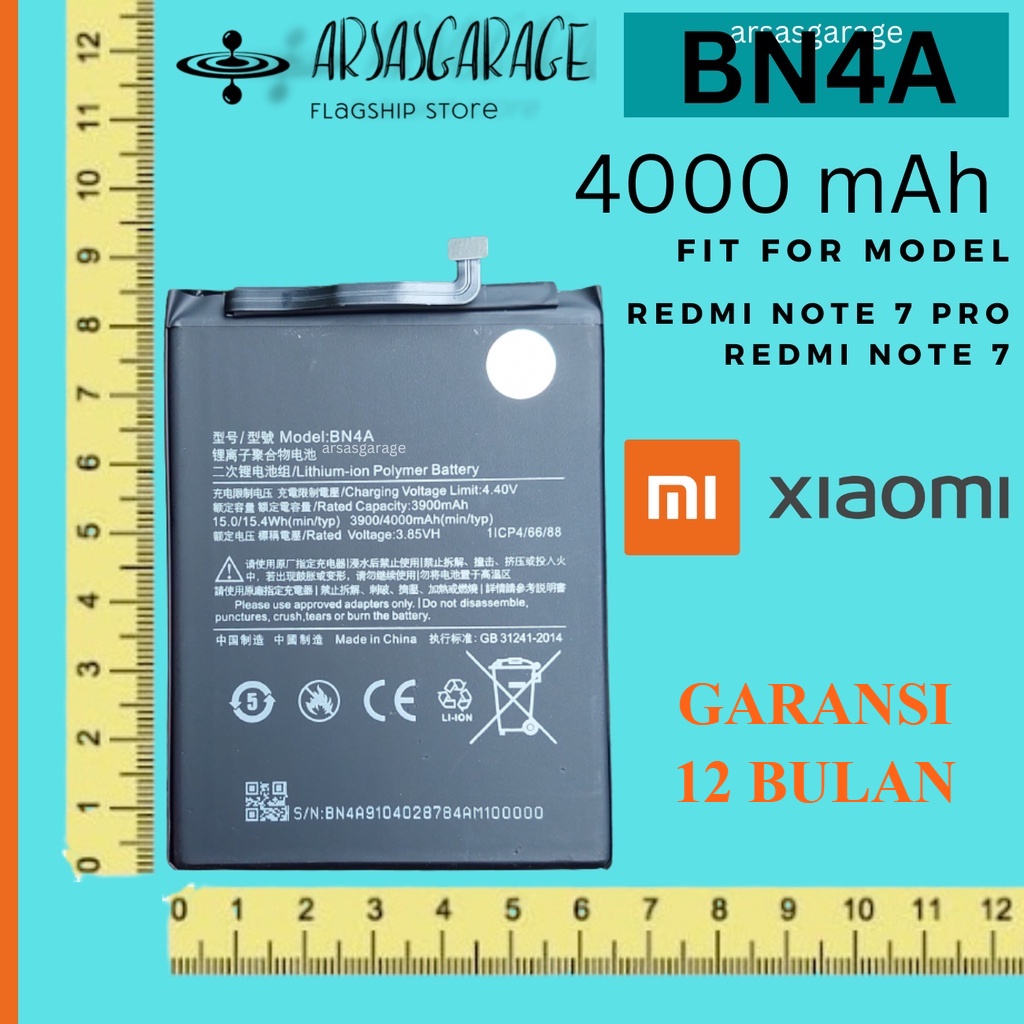 BN4A Baterai Batre Battery BN-4A XIAOMI Redmi Note 7 Pro dobel Double Power