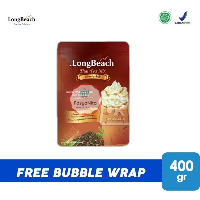 

Bubuk Minuman Thai Tea Long Beach / Thai Tea Bubuk (Pouch 400gr) - FasyAnita Mart Denpasar