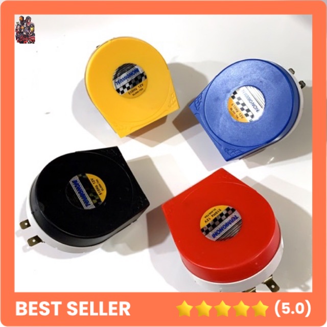 KLAKSON KEONG SINGLE GEPENG 12VOLT UNIVERSAL MOTOR/MOBIL