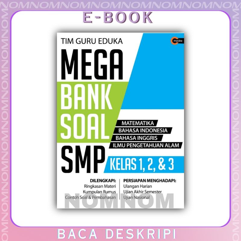 

[Indonesia] MEGA BANK SOAL SMP KELAS 1, 2, 3