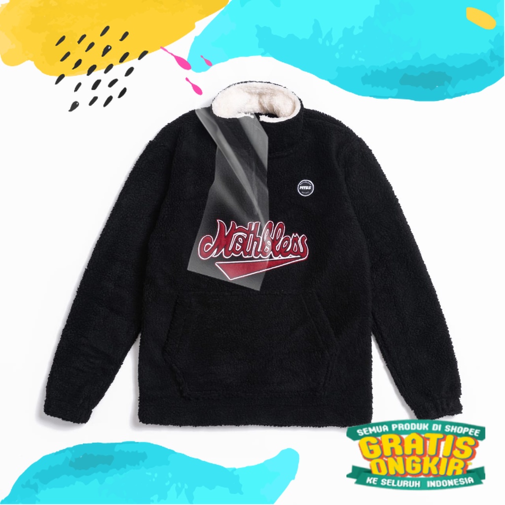 MTBS Mothbless Half Zip Sherpa Jacket/Blue