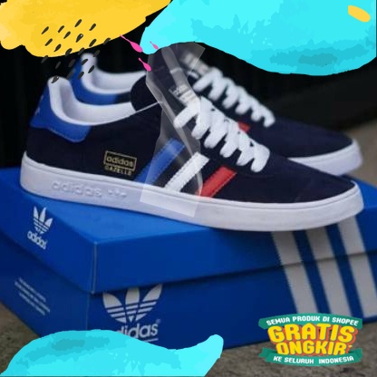  SEPATU PRIA ADIDAS GAZELLE OG PREMIUM NAVY FRANCE SIZE 39-43 WITH @sneakersku.id/Orange