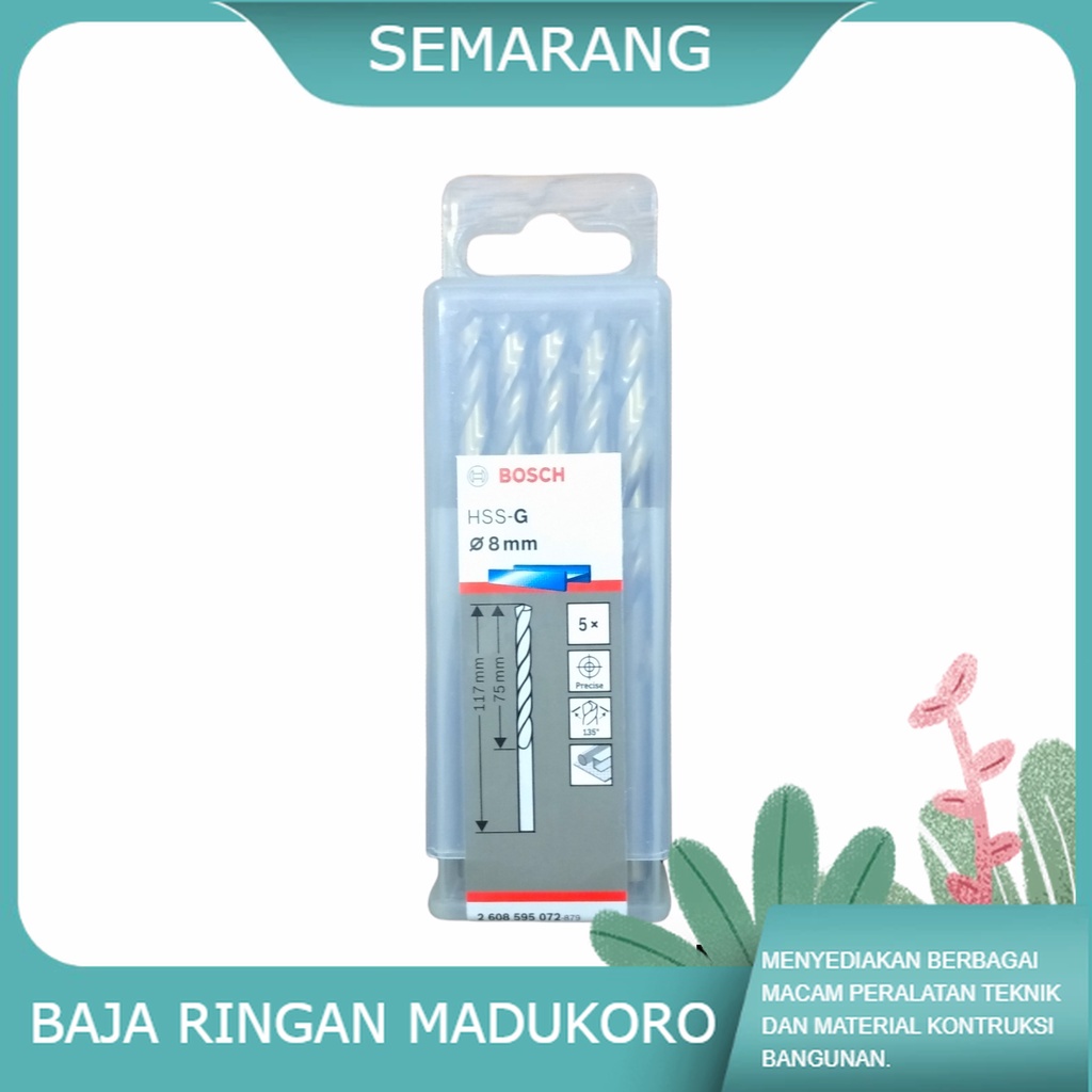 MATA BOR BESI BOSCH 8mm