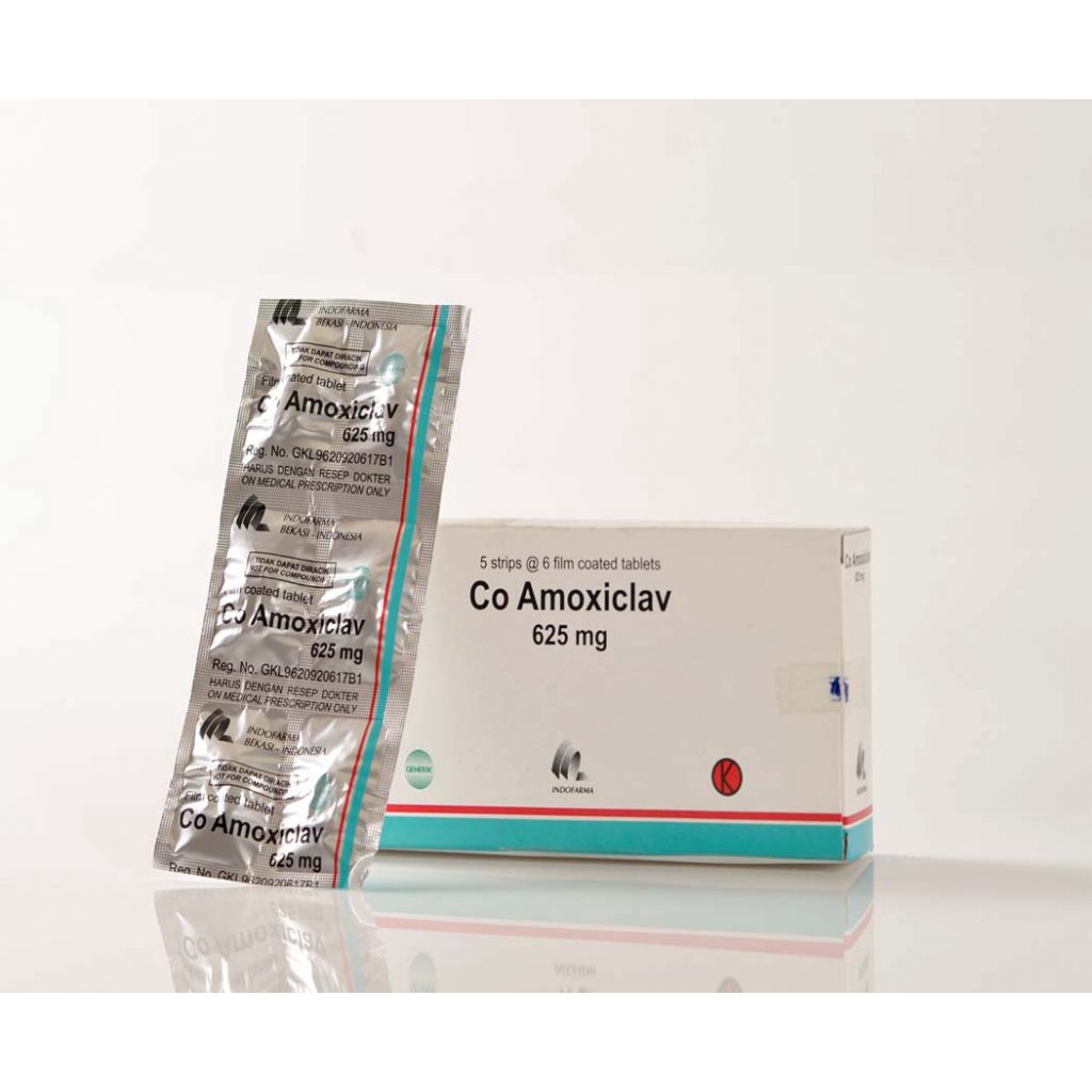 CO AMOXICLAV 625 MG STRIP 6 KAPLET