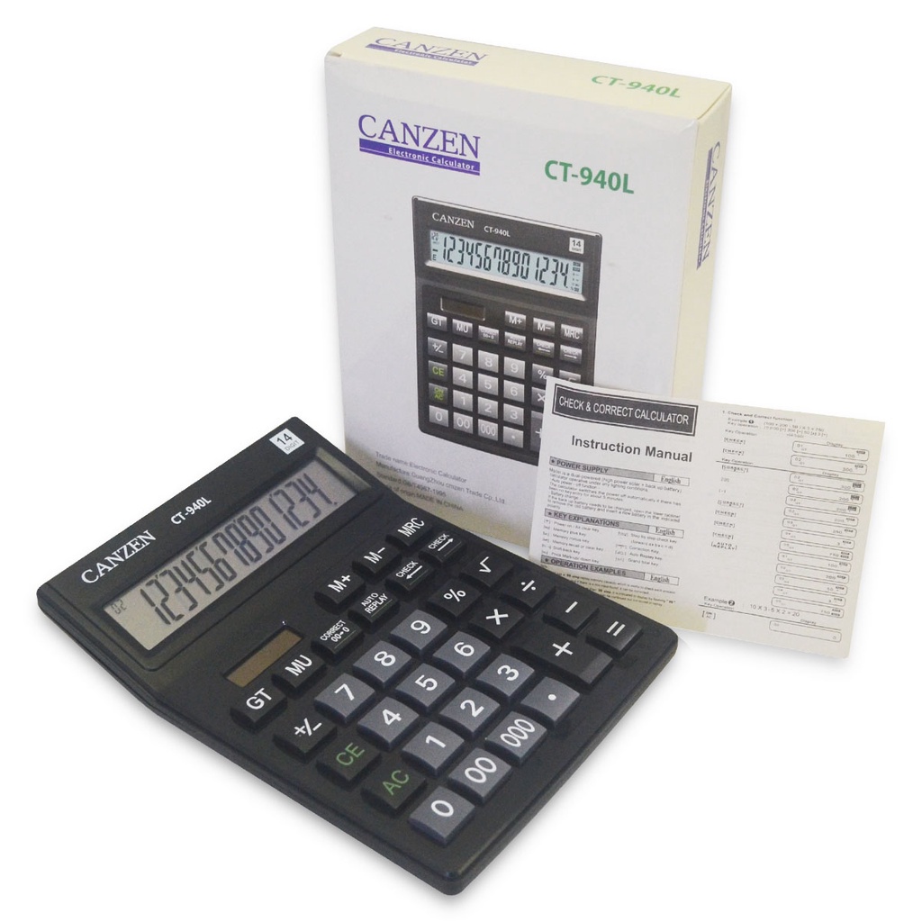 

Calculator Canzen Kalkulator CT 940L Mirip Citizen CT-940L