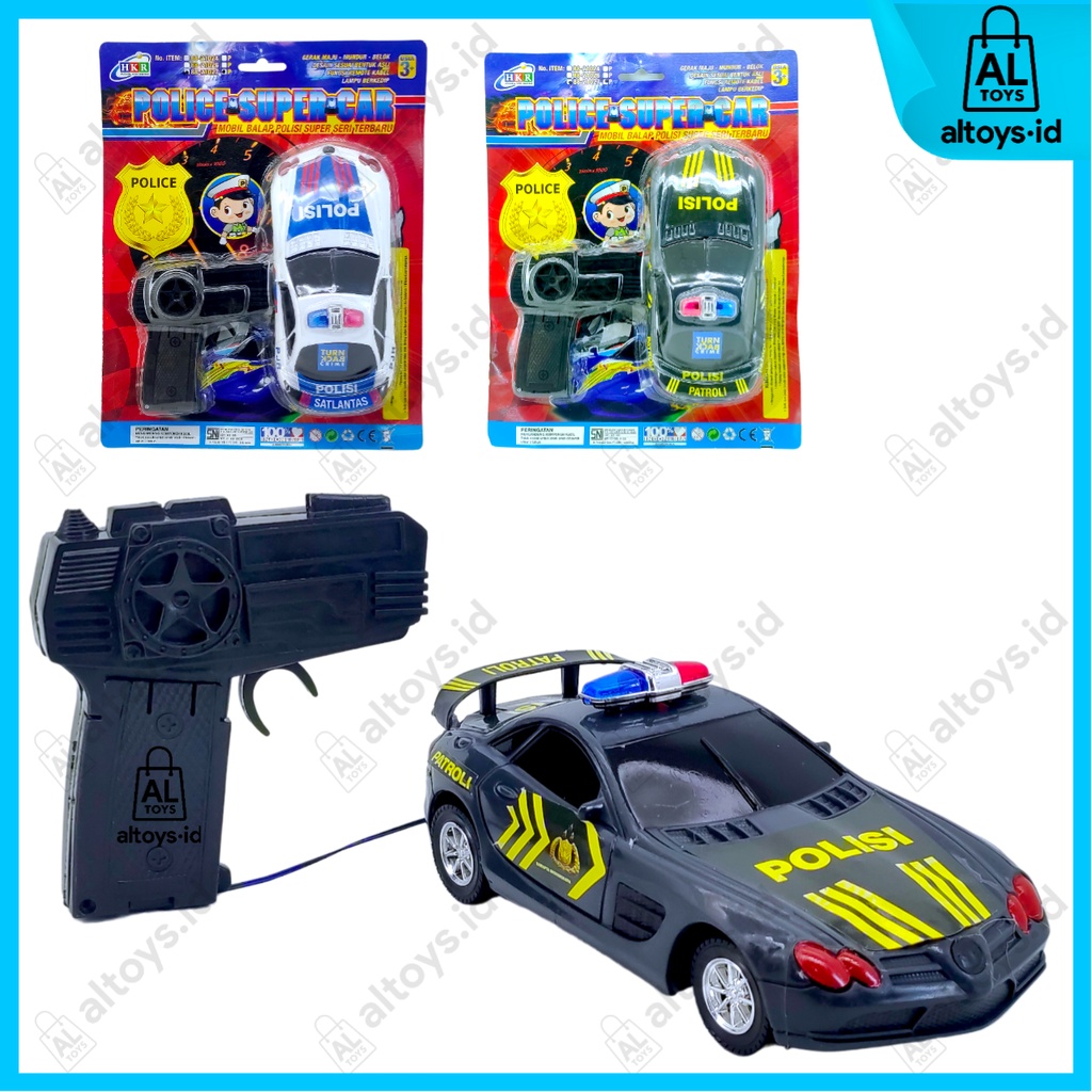 MAINAN RC KABEL SEDAN SPORT POLISI 88-21027 MAINAN ANAK MOBIL SEDAN POLISI REMOT CONTROL MAINAN ANAK