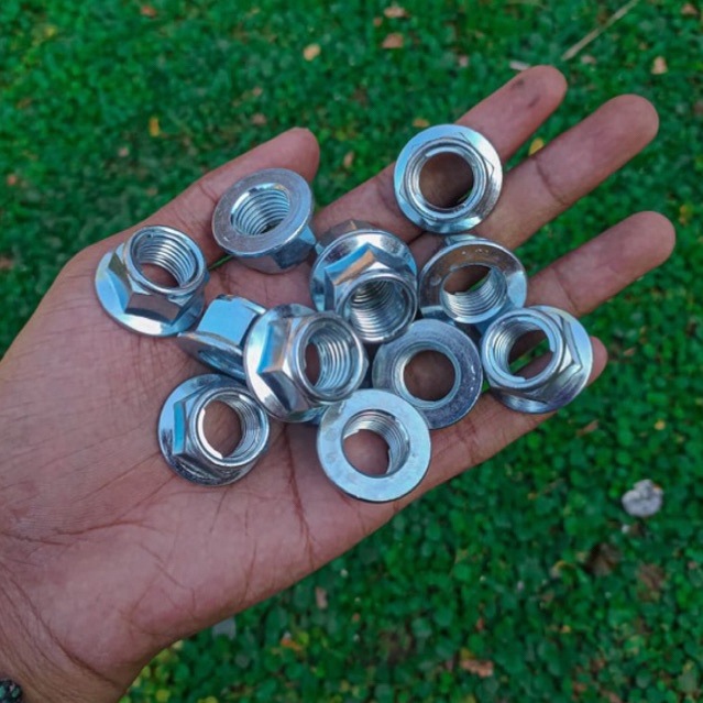 MUR AS RODA BELAKANG HONDA GL GL PRO MEGA PRO RX KING Ukuran M14 Per 1 Pcs