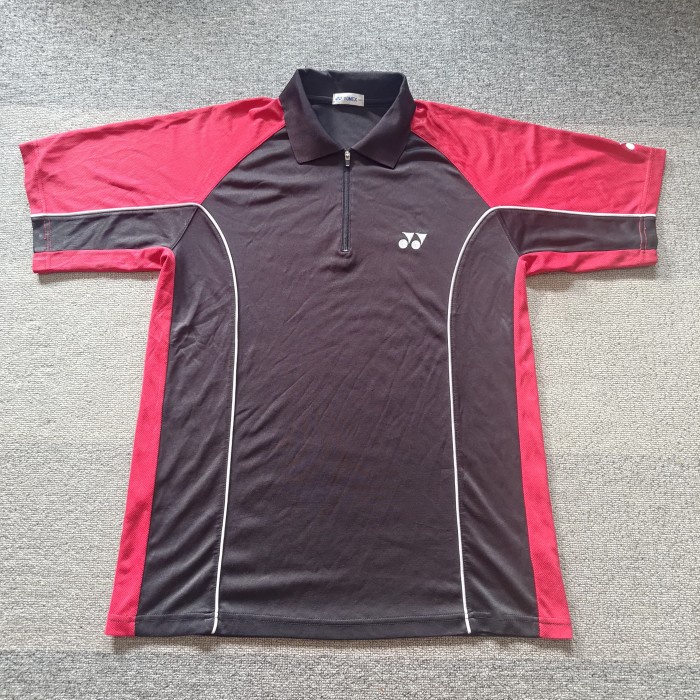 Baju kerah badminton yonex ori size 100 (L) bekas