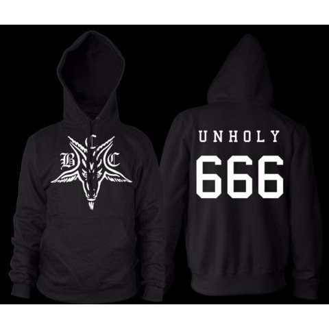 wana production Hoodie Black Craft Cult Unholy 666
