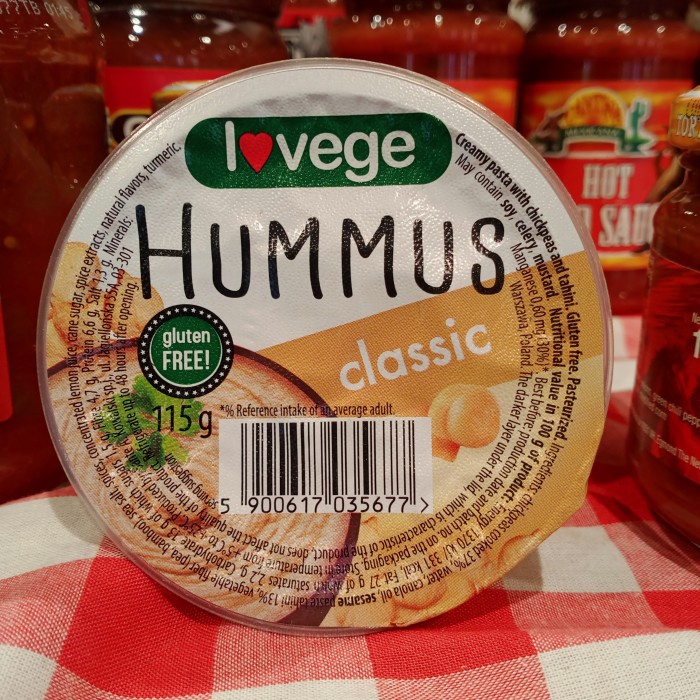 

Sante Lovege Hummus Classic 115gr - Pasta Kacang dan Biji-bijian