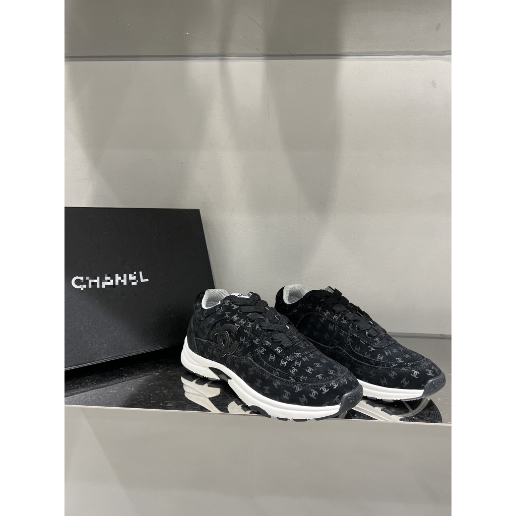 [Original] Chanel 2023 New Printed  sports shoes casual women's shoes 0431