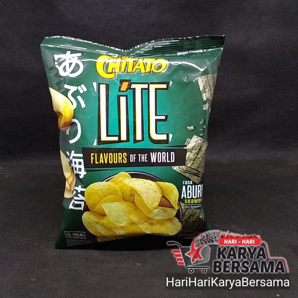 

SNACK CHITATO LITE RASA ABURI SEAWEED 65GR