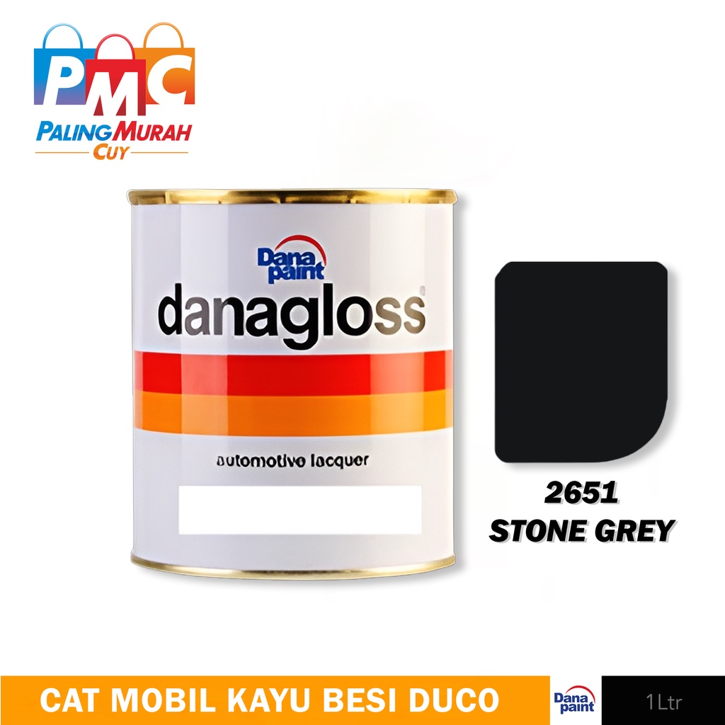 DANAGLOSS NC 2651 STONE GREY - Cat Mobil Kayu Besi Duco - ECER