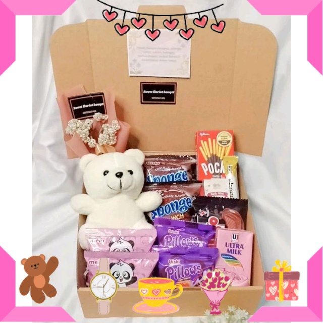 

KADO HAMPERS BAYI ANAK MUDA REMAJA PACAR KEKASIH BIKIN ROMANTIS ANNIVERSERY/ GIFT BOX KADO ULTAH CEWE HAMPERS CEWE KADO ANNIVERSARRY AESTHETIC MURMER / ULTAH LAHIRAN WISUDA JADIAN